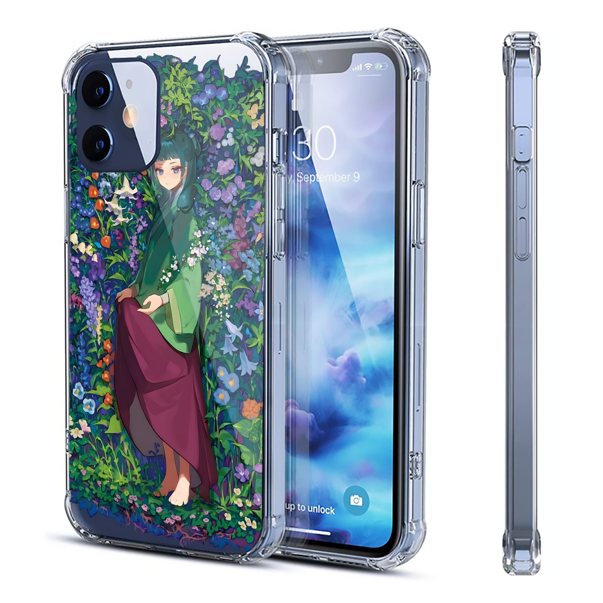 （画像用） 薬屋のひとりごと The Apothecary Diaries 【iPhone 12シリーズ対応】透明スマホケース（クリアソフトケース）